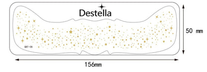 Parche de estrellas doradas